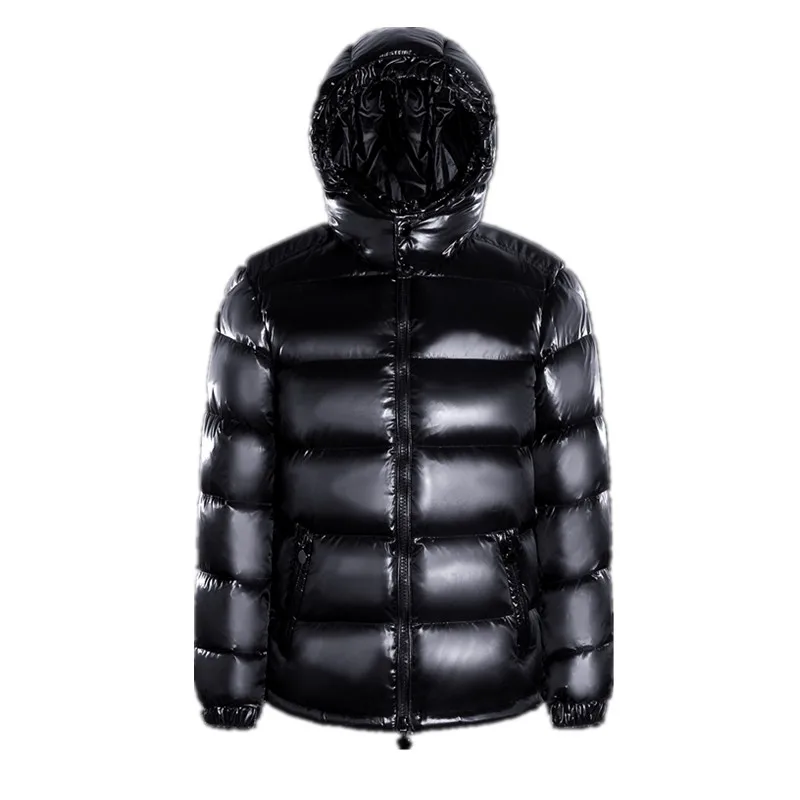 

Новинка 2021, модная черная Рабочая Мужская куртка, водонепроницаемая Глянцевая парка, мужская куртка