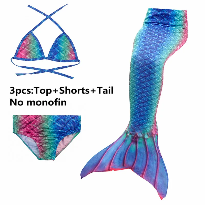 Детские плавательные хвосты Русалочки 6 шт. в комплекте с моноластом C69789CH |