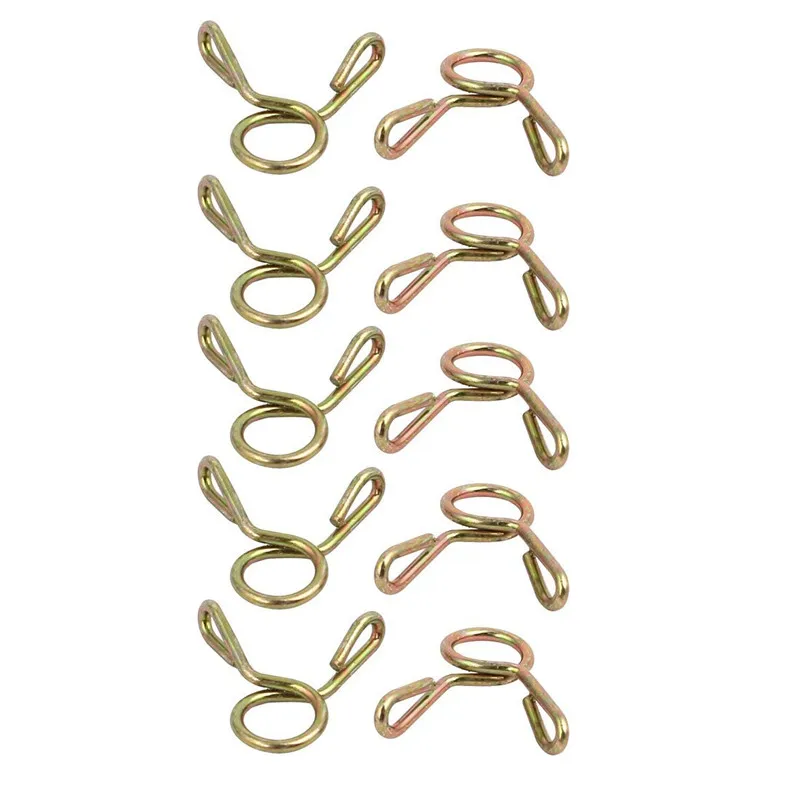 220Pcs/set 4-12mm Fuel Line Hose Tubing Spring Clips Clamps Assortment Kit for Motorcycle Scooter ATV HW172 |