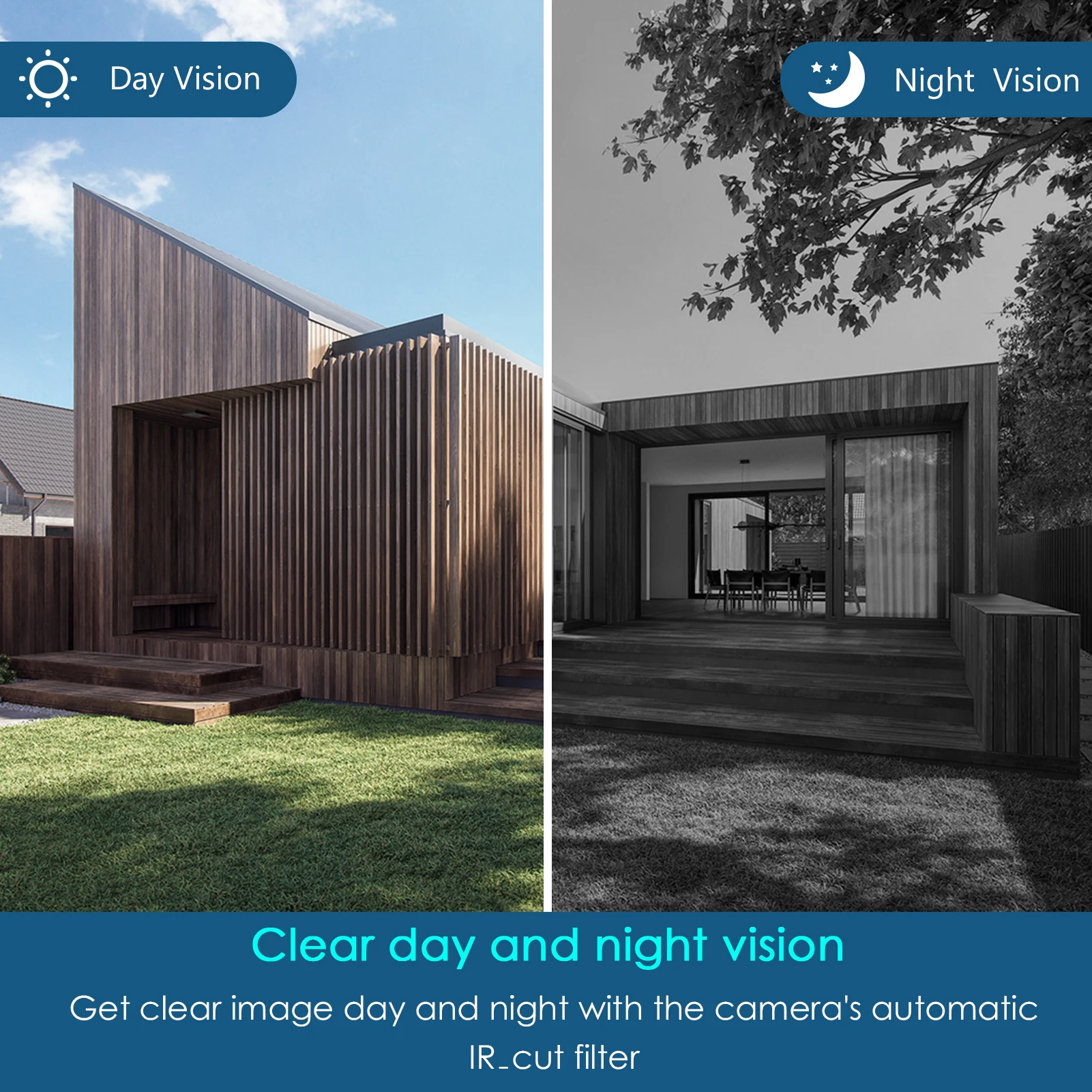 

Wireless WiFi Security Camera System, 4 Channel NVR+2pcs 1080P Wireless Bullet Camera+ 2pcs 1080P Wireless PTZ Camera with IP66