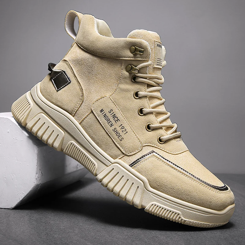 

Мужские кроссовки, мужские осенние новые ботинки Martin, мужские ботинки с высоким берцем, мужская обувь