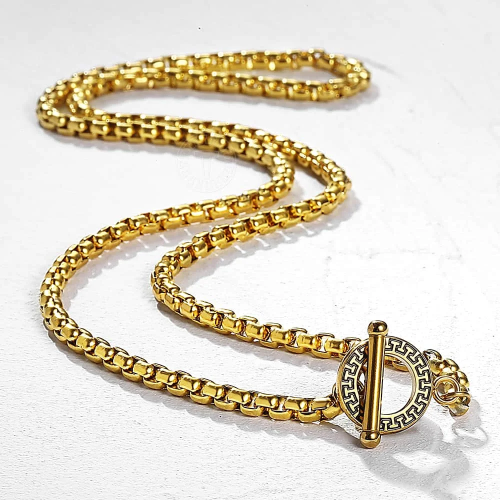 Набор украшений TSS09 набор из колье и браслета золотистого цвета нержавеющей