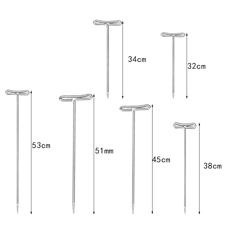 Т-образные булавки для поделок ювелирных изделий вязания шитья удержания