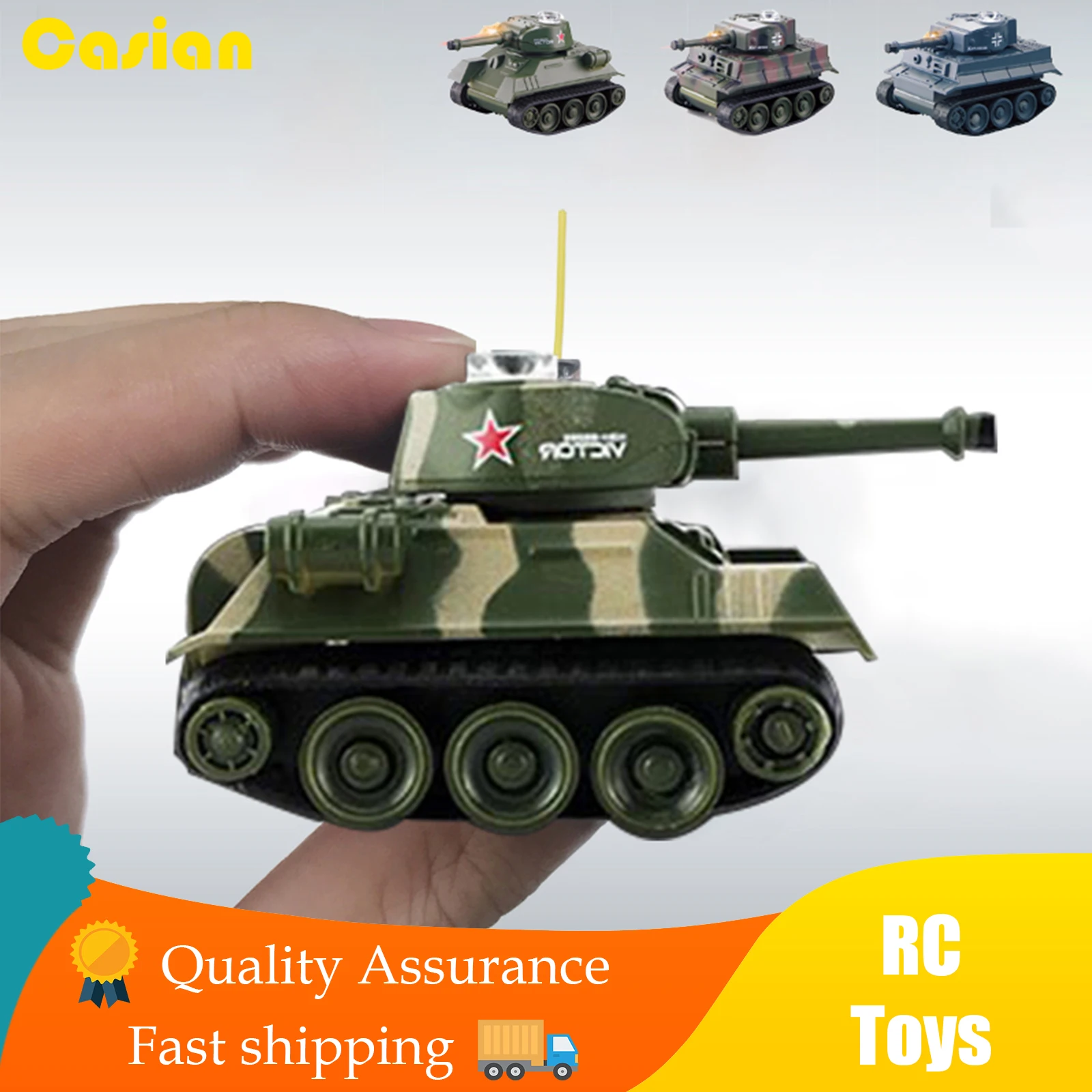 

Cute Mini Tiger RC Tank Model Imitate Scale Remote Radio Control Car Controlled Electronic Children's Toys for 10 years Boys