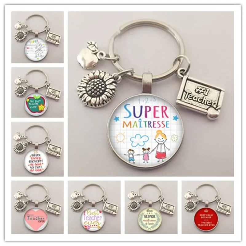 Новый подарок на День учителя брелок ювелирные изделия благодарность учителю