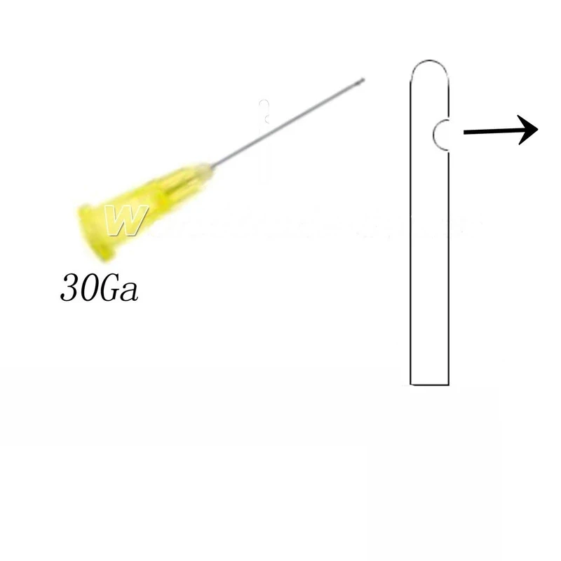 100 шт. 30GA стоматологический Endo игла для орошения кончик конец Закрытые боковые
