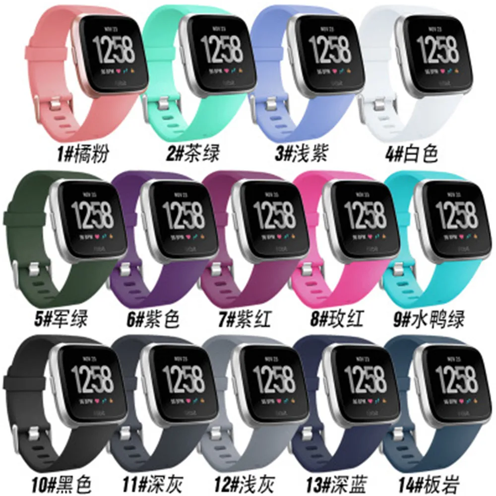 Силиконовый ремешок для Fitbit Versa Versa2/Lite спортивный браслет официальный сменный