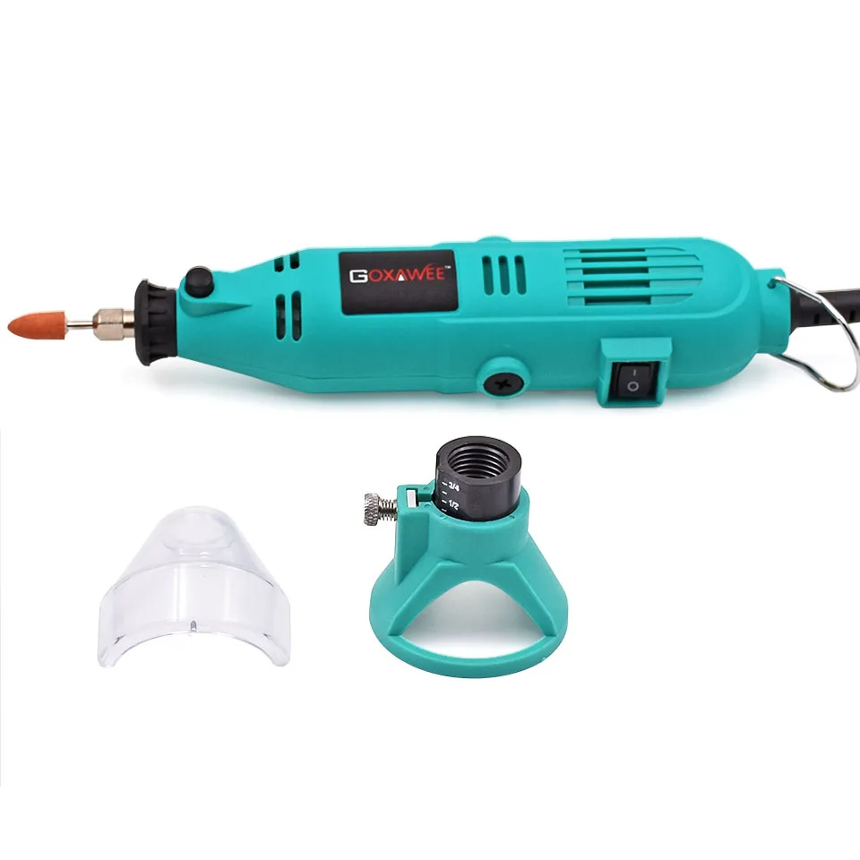 GOXAWEE Electric Drill Rotary tool Electric Engraver Dremel Mini Drill Grinder Drilling Machine With Power Tools Accessories