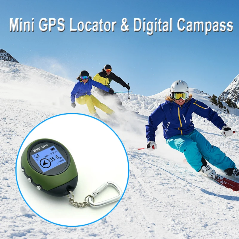 Mini Handheld GPS Navigation Receiver Location Finder USB Rechargeable with Digital Compass for Outdoor Travel Locator | Автомобили и