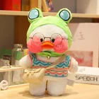 2021 мягкая игрушка-утка белые плюшевые игрушки кавайные утки мягкие игрушки набивные рождественские подарки 30 см милые игрушки для детей ка lalafanfan