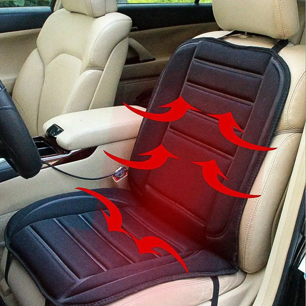 12V автомобильный нагревательный чехол для сиденья зимняя подушка с подогревом