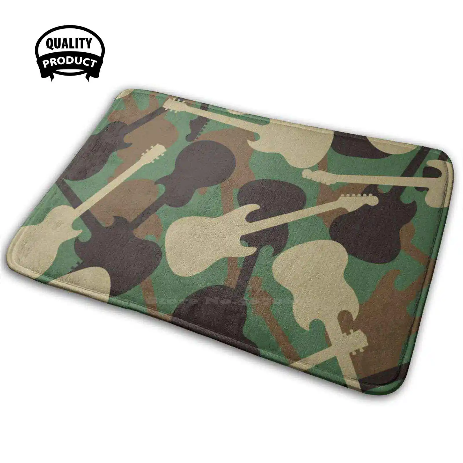 Камуфляжный удобный дверной коврик для гитары ковер подушка музыкальная гитара