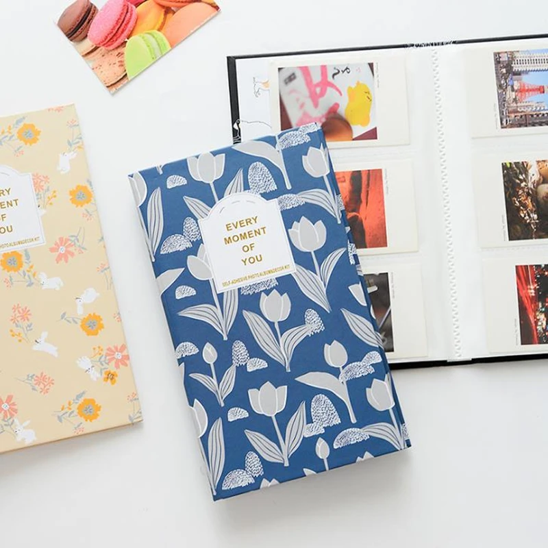 84 Pockets Photo Album For FujiFilm Instax Mini Polaroid Fuji Film Ivory Albums Fashion Home Family Friends Saving Memory | Дом и сад