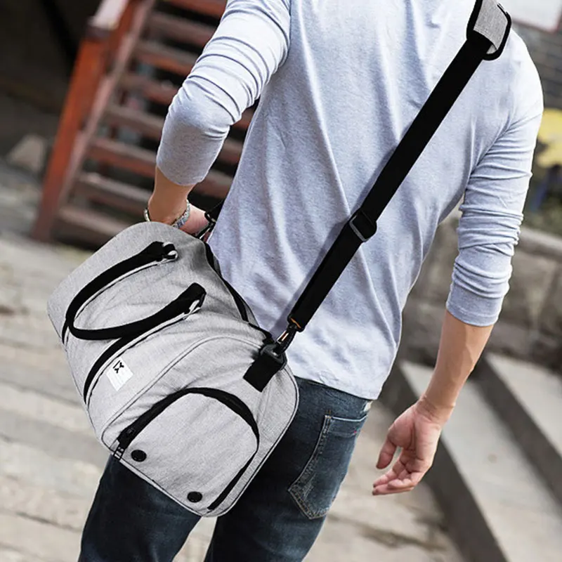 

Women's Handbags Gym Bags Men Sports Fitness Pack Shoulder Sport Bag Male Travel Bags Nylon Waterproof Handbag Female Package