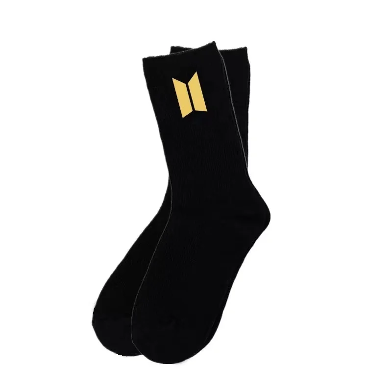 

Korean idol combination socks, the same style, fashion stockings, tide socks, wild, simple and new bt21 pure cotton socks
