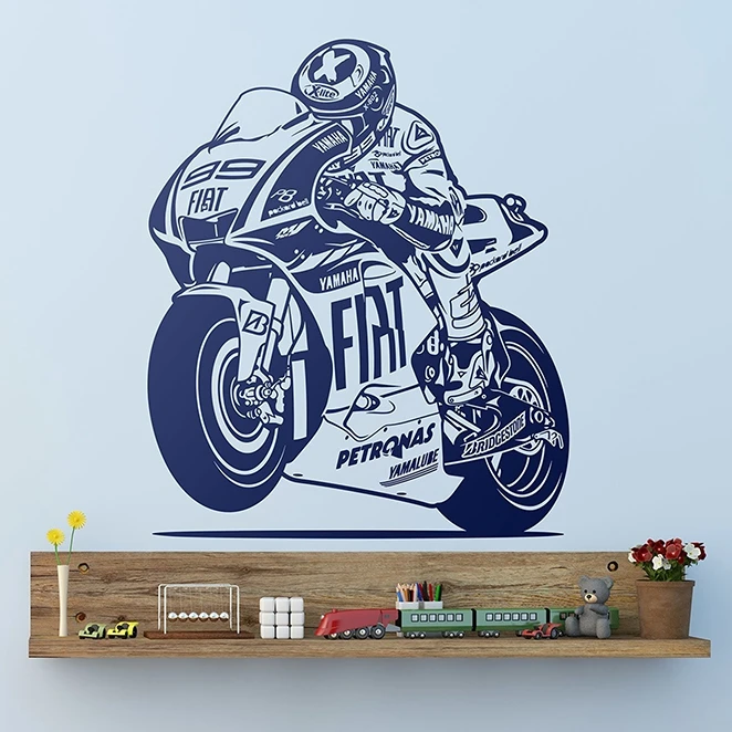 Мотоциклетная гоночная наклейка Moto GP на автомобиль постеры Виниловая стену