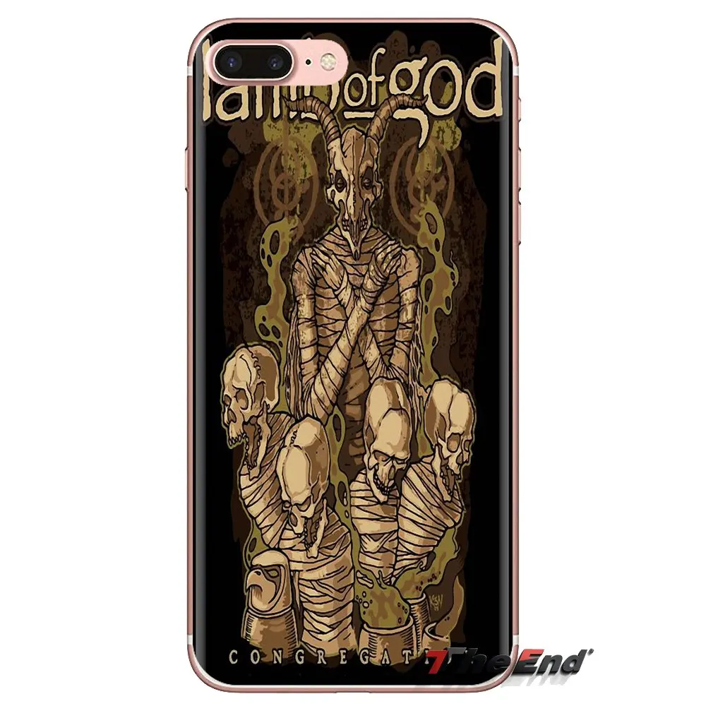 TPU Transparent Skin Cover Lamb of God Heavy metal rock music For Samsung Galaxy A3 A5 A7 A9 A8 Star A6 Plus 2018 2015 2016 2017 |