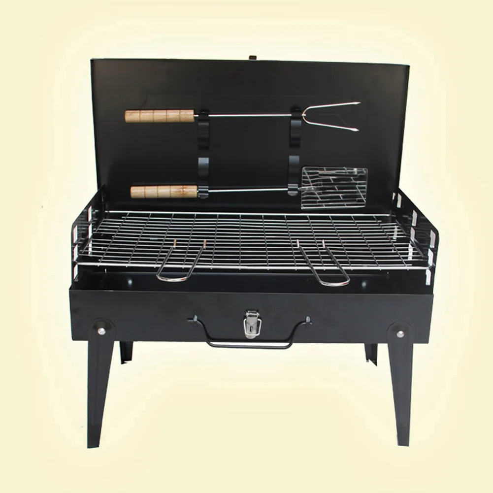 Портативный гриль для барбекю складной легкий набор инструментов на гриле