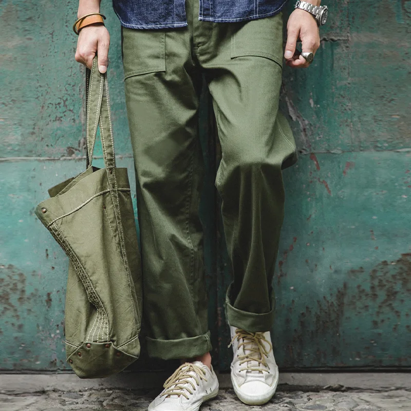 Брюки Maden мужские прямоугольные армейские повседневные винтажные штаны в стиле