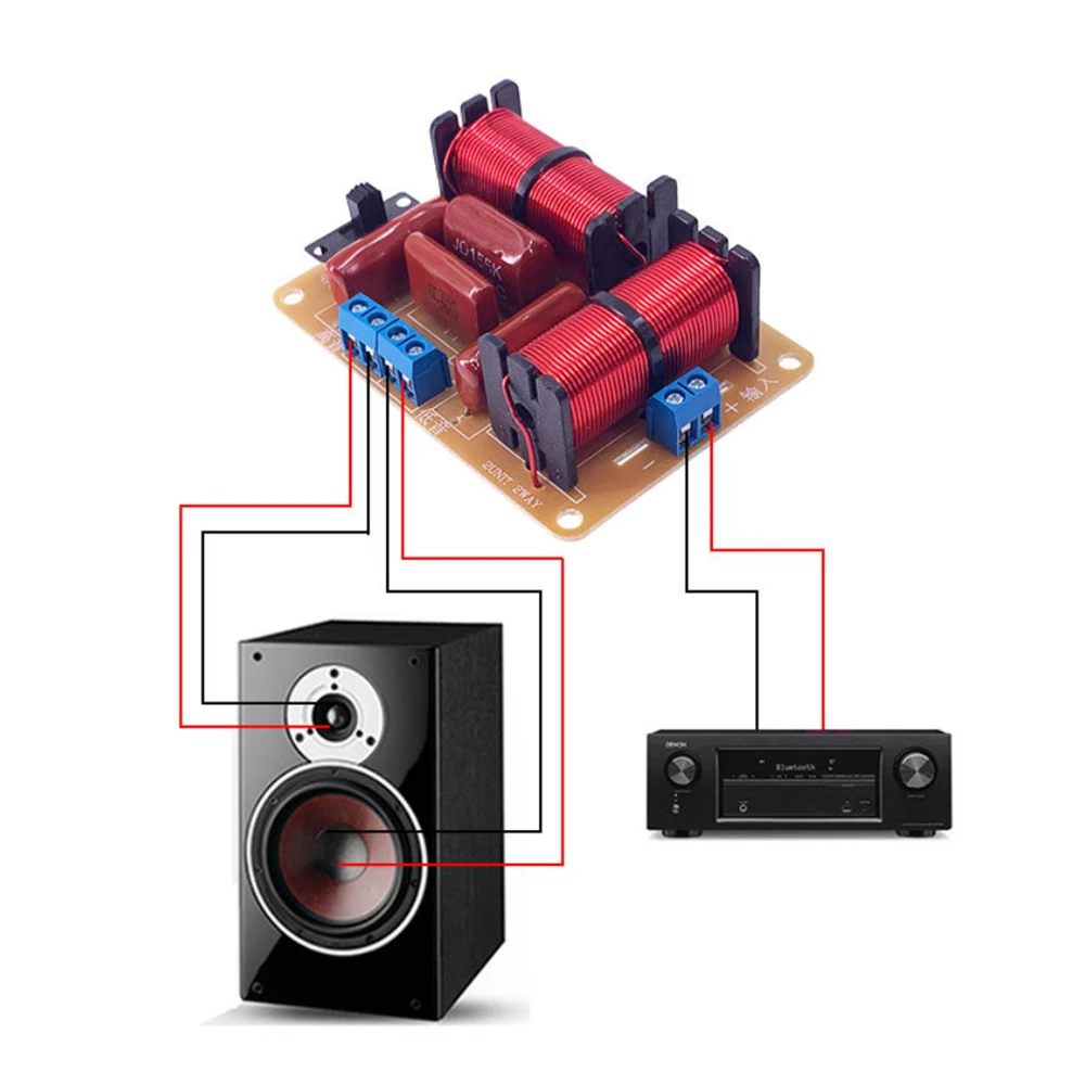 AIYIMA 100 Вт 2-полосный аудио динамик делитель частоты высокие басы громкий фильтр