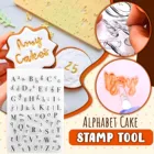 Инструменты для украшения тортов, алфавит, рандомная силиконовая форма, буквы бисквит, Фондант, форма для выпечки, штамп для торта