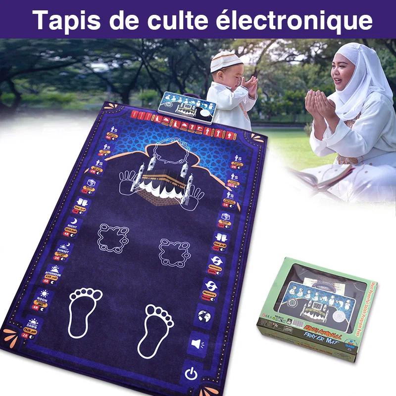

Лидер продаж, мусульманский Детский обучающий молитвенный коврик, исламский электронный интерактивный ковер, молитвенный коврик для покло...