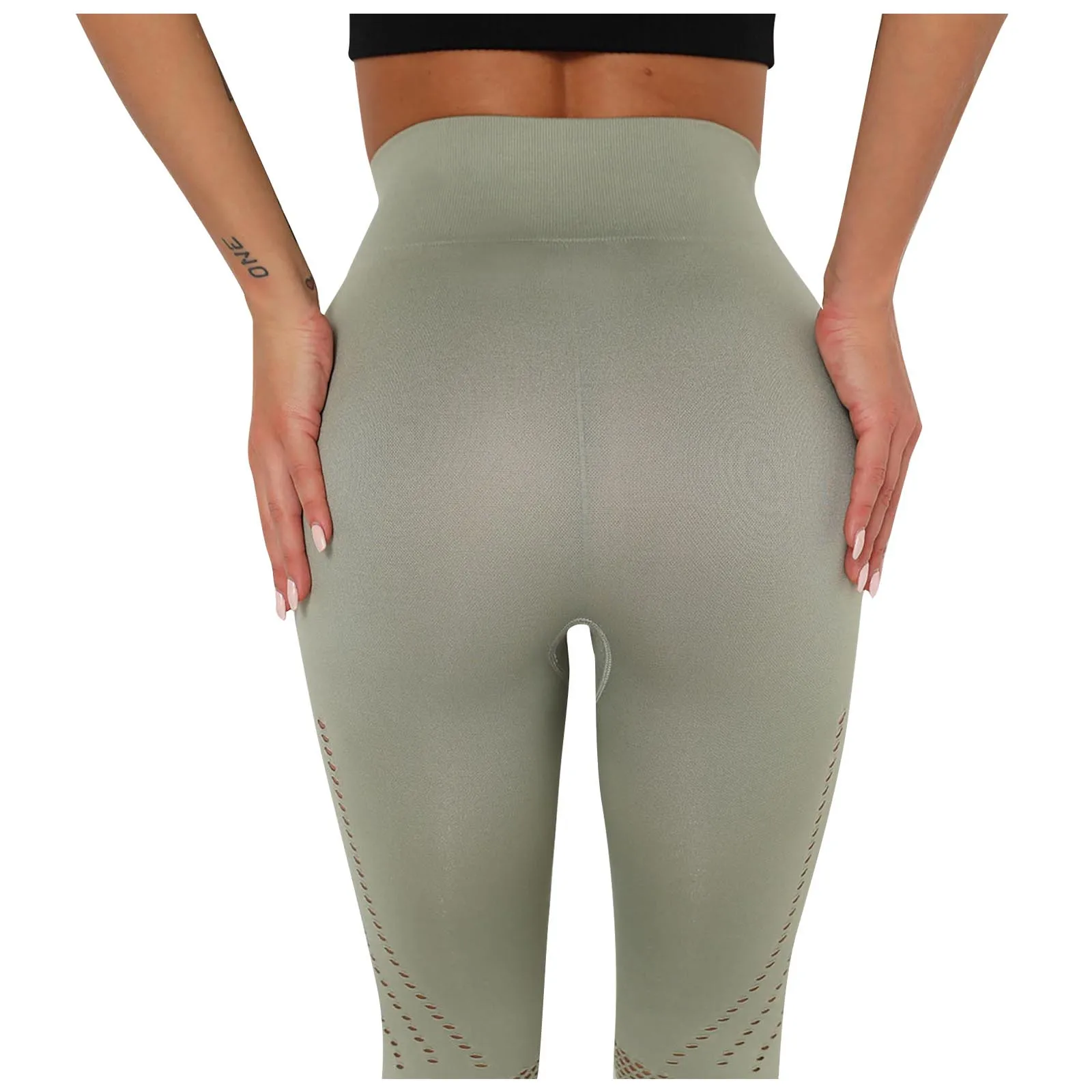 

High Waist Yoga Pants Women Mesh breathable leggings Elasticity Exercise Fitness Running Sports Pants Yoga Pants 2021 new