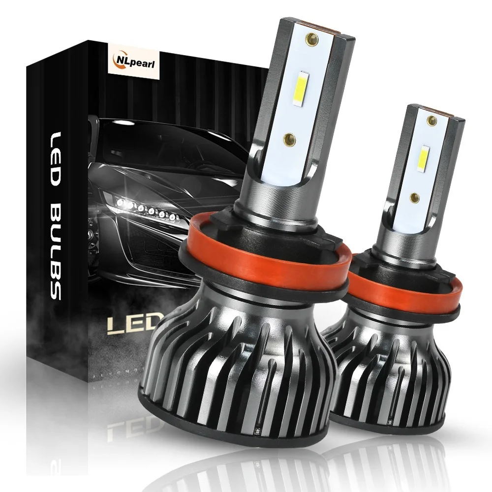 

NLpearl 2x Car LED H4 H7 H1 H11 H8 H9 9005 HB3 9006 HB4 9012 LED Canbus Headlights Bulb 12V CSP 12000LM 60W 6500K Auto Fog Light