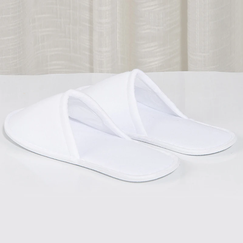 Одноразовые Тапочки для отеля 1 пара спа туфли с открытым носком буксирующие