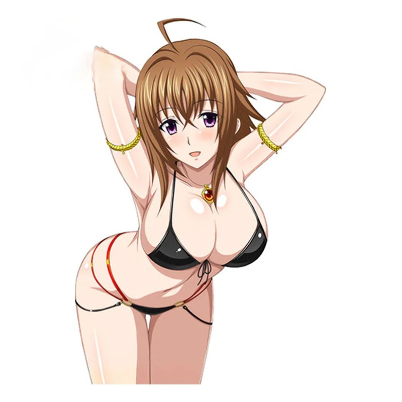 

Classic Design Sexy Car Sticker High School Anime Girl Beauty Toujou Koneko Vinyl Decal Waterproof Window Styling KK13*9cm