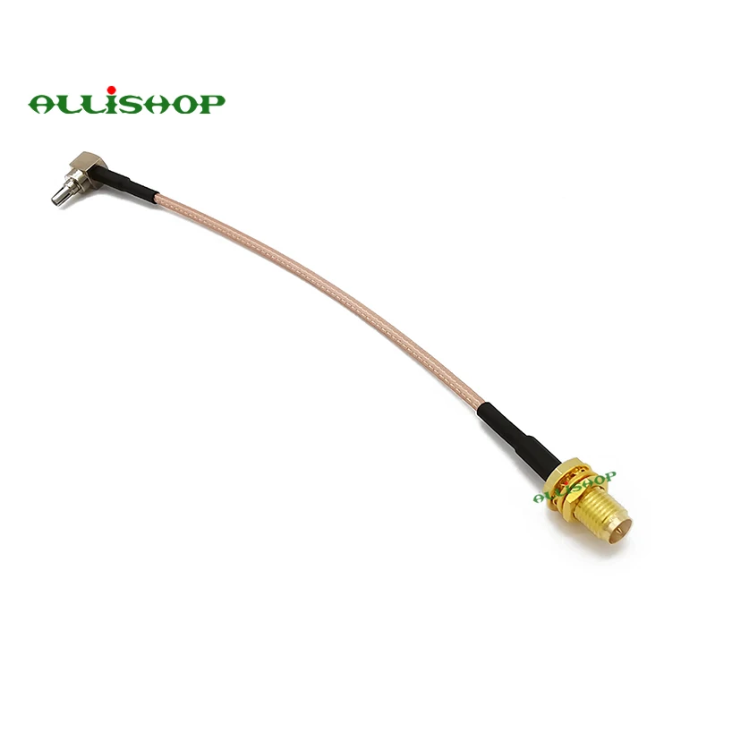 Коннектор RF RP SMA Female в CRC9 кабель переключатель под прямым углом RG316 коаксиальный