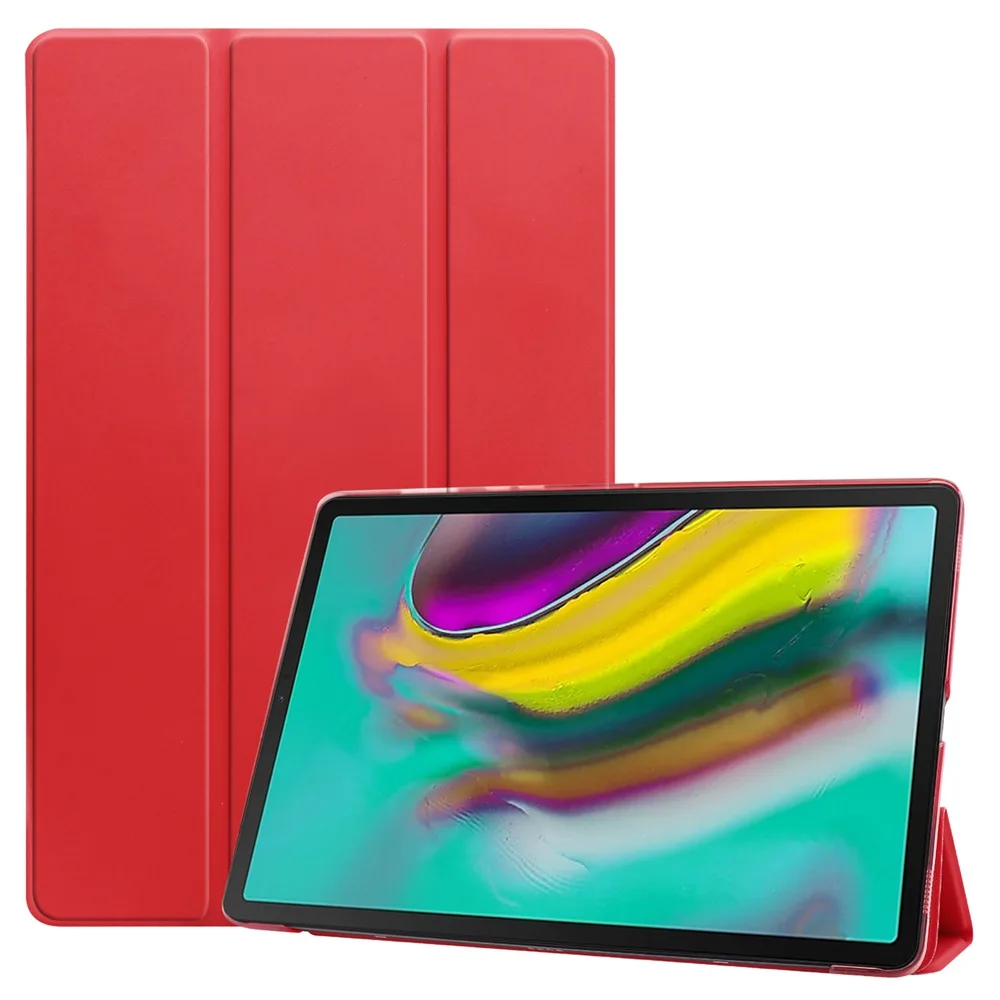 Красный Чехол для планшета, чехол для samsung Galaxy Tab S5E SM-T720 SM-T725, выпуск для Galaxy Tab S5E 10,", Чехол-подставка для планшета - Цвет: Красный
