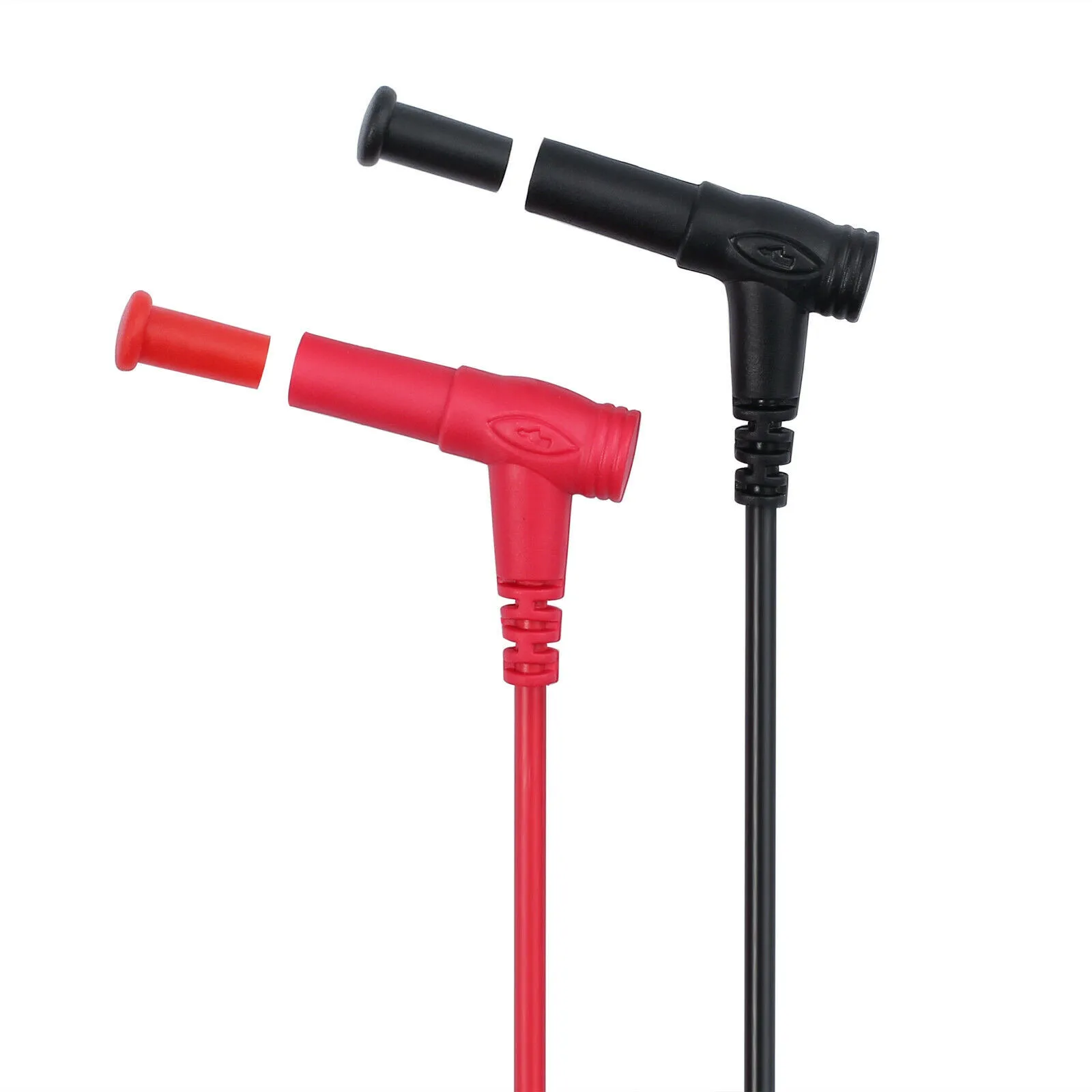 

2 Set Test Line Alligator Clips CAT II 1000V Clamp Meters Electrical Test Tool