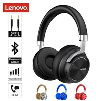 new lenovo hd800 bluetooth headset wireless foldable computer headphone long standby life with noise cancelling gaming headset