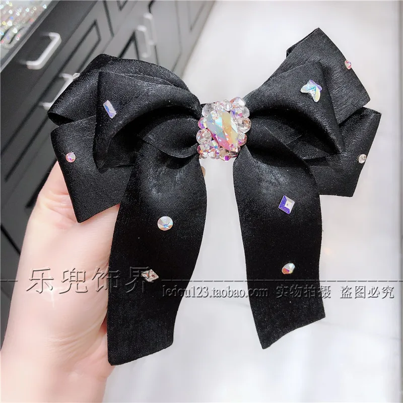 

Хвощ заколка для волос, ткань в ломаную клетку с бантом пружинный зажим верхний зажим корейский импортный стразы заколка для волос с криста...