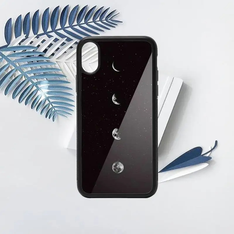 

moon Outer space Simplicity Phone Case PC for iPhone 11 12 pro XS MAX 8 7 6 6S Plus X 5S SE 2020 XR
