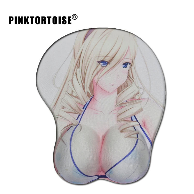 

Нескользящий коврик для мыши с 3d рисунком аниме, коврик для мыши с подставкой на запястье, компьютерный Настольный коврик с японским аниме