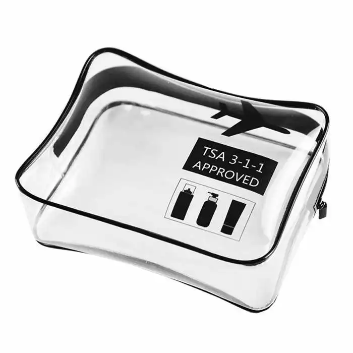 Высококачественная прозрачная дорожная сумка для туалетных принадлежностей