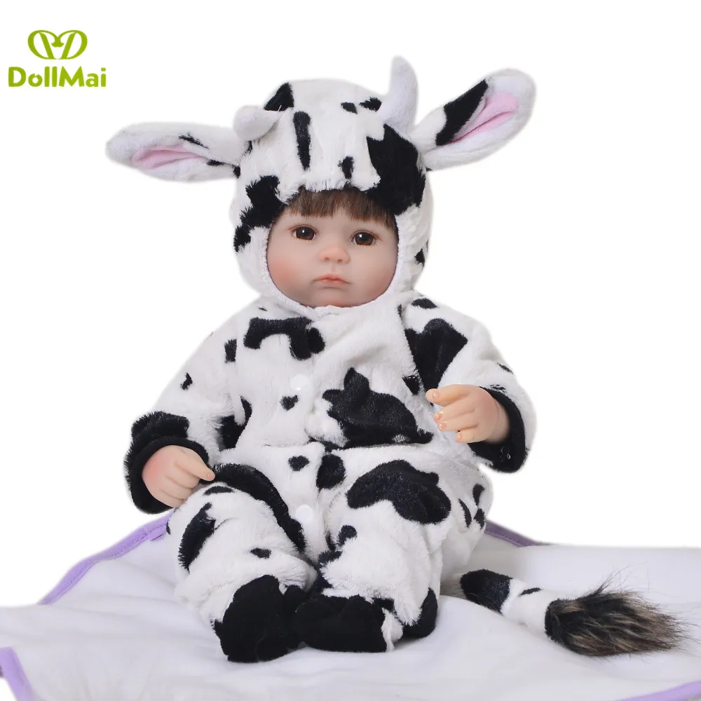 Bebes Кукла реборн 42 см Девочка мягкая силиконовая кукла Boneca reborn Brinquedos Bonecas детский