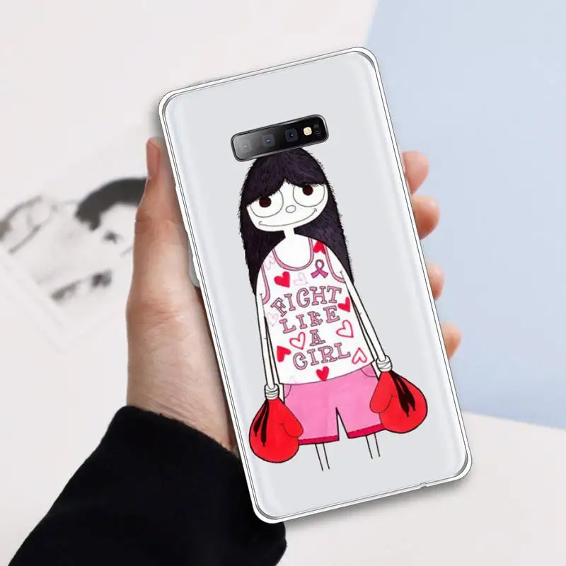 

Marc Jacob Rose Cinderella Cute Girl Phone Case Transparent for samsung A 21s 50 71 S 8 9 20 20fe note 10 20 ultra plus