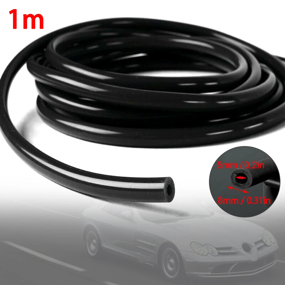 

High quality 1 Meter 5mm 1/4" Inches Fuel Gasoline Oil Air Vacuum Hose Line Pipe Tube for Motorcycle Accessories Hose