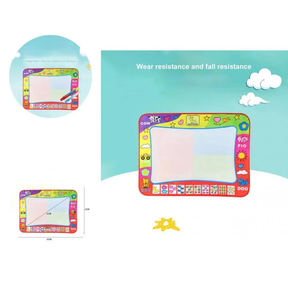 

Water Drawing Mats Reusable Durable Anti-scratch Magiccal Color Drawing Mats