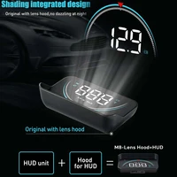 m8 car hud head up display obd2 ii euobd overspeed warning system projector windshield auto electronic voltage alarm