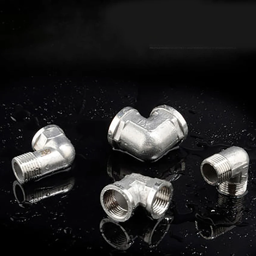 1/2 дюймов Нержавеющая сталь локоть соединитель водяных труб 3/4 трубка Адаптер