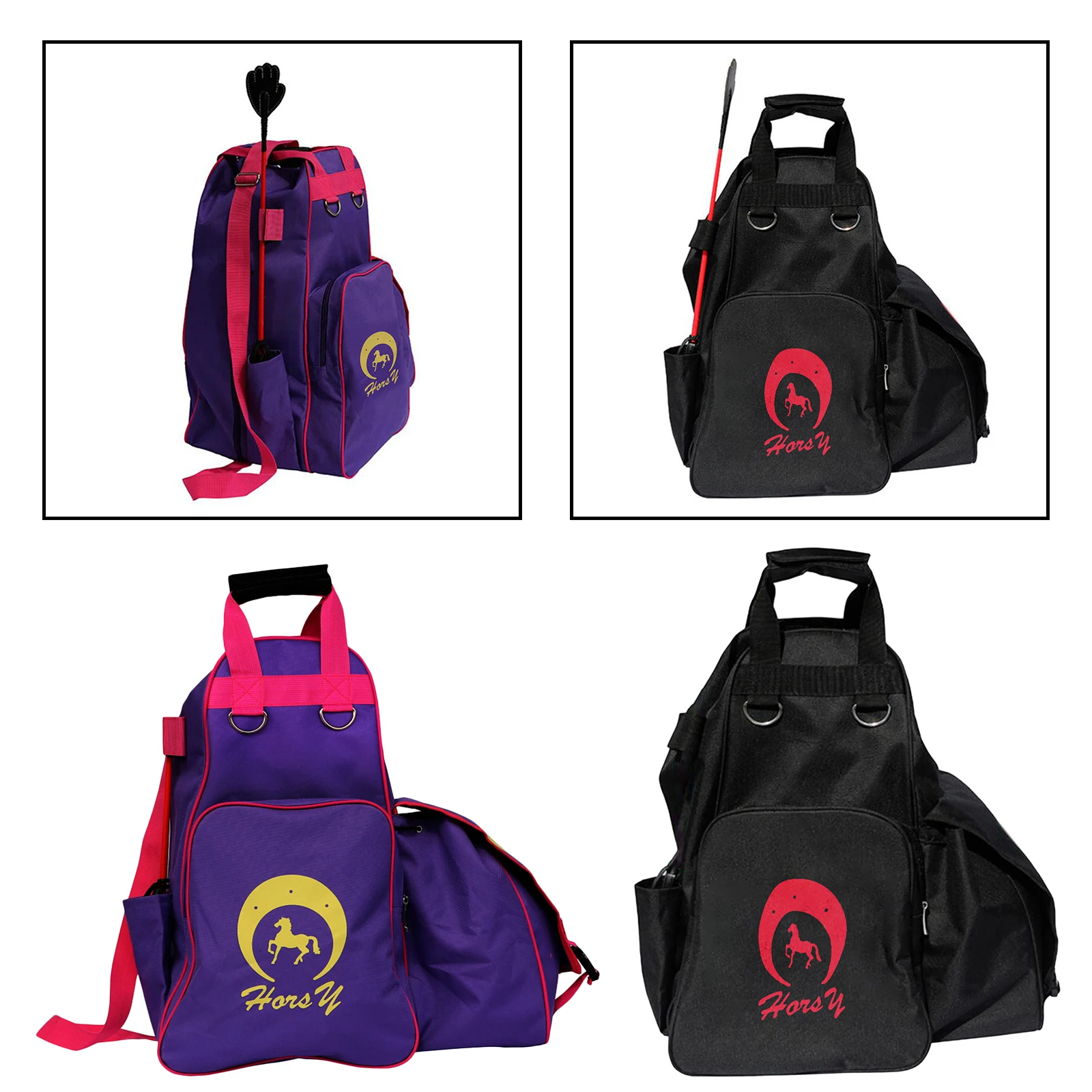 

Portable Equestrian Backpack Horse Riding Boots Armor Whip Bag Running