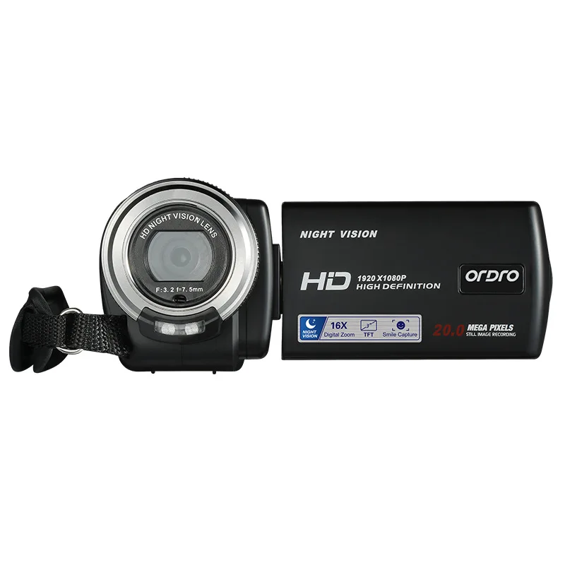 Цифровая видеокамера Full HD 16X цифровой зум 20 МП 1080P записывающая Поворотный