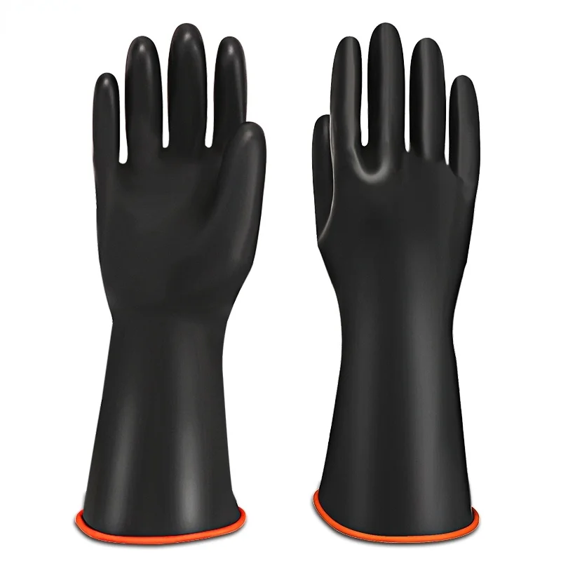 

32cm Work Safety Gloves Rubber Gloves Heavy Duty Chemical Resistant Acid Oil Resistant Latex Gloves For Home kitchen accessories