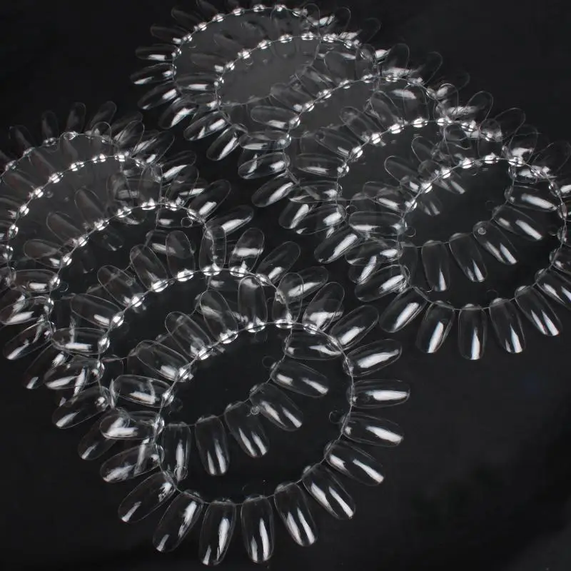 1 pc=10 Pair Nail Art Tips Make Up Practice Round Wheel Polish Acrylic Display Design Tools | Красота и здоровье