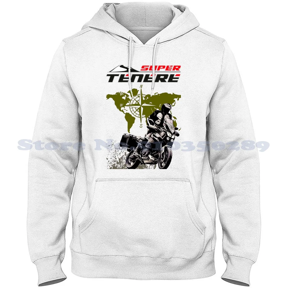 

Super Ténéré 1200 Long Sleeve Hoodie Sweatshirt Motorcycles Big Trail Moto Motorbike Adventure Bikers Honda Motoarte Motorsport