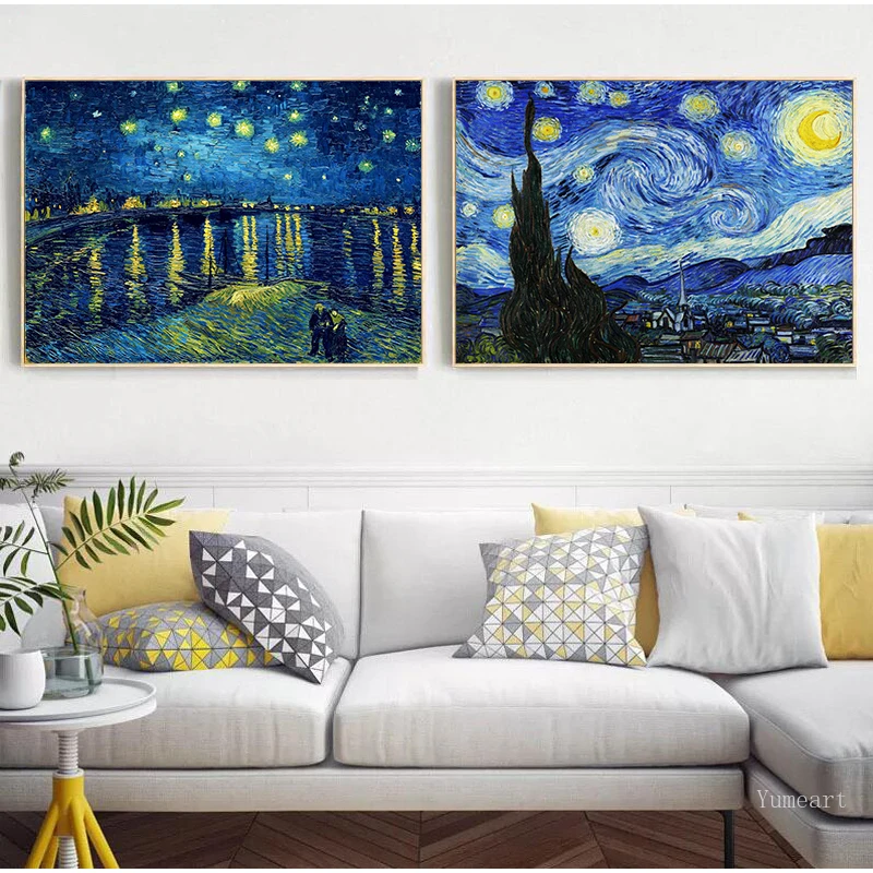 Картина маслом Ван Гога абстрактная картина с подсолнухом абрикосом A4 A3 A2